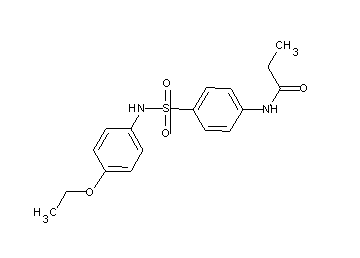 N-(4-{[(4-ethoxyphenyl)amino]sulfonyl}phenyl)propanamide - Click Image to Close