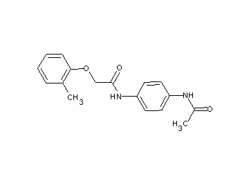 N-[4-(acetylamino)phenyl]-2-(2-methylphenoxy)acetamide