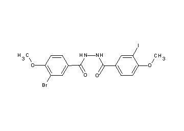3-bromo-N'-(3-iodo-4-methoxybenzoyl)-4-methoxybenzohydrazide - Click Image to Close