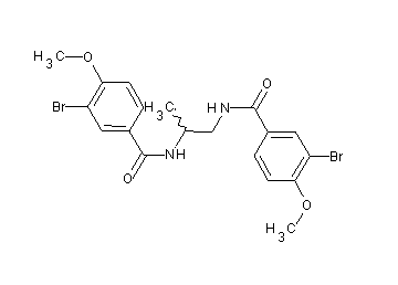N,N'-1,2-propanediylbis(3-bromo-4-methoxybenzamide) - Click Image to Close