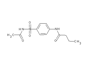 N-{4-[(acetylamino)sulfonyl]phenyl}butanamide - Click Image to Close