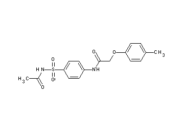 N-{4-[(acetylamino)sulfonyl]phenyl}-2-(4-methylphenoxy)acetamide - Click Image to Close