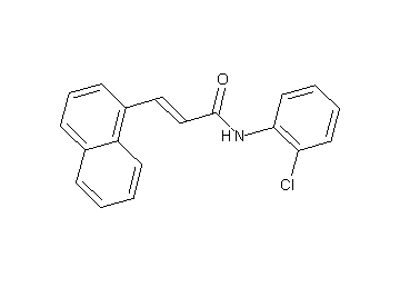 N-(2-chlorophenyl)-3-(1-naphthyl)acrylamide - Click Image to Close