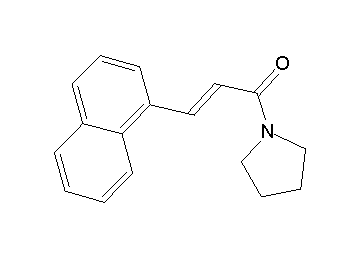 1-[3-(1-naphthyl)acryloyl]pyrrolidine - Click Image to Close