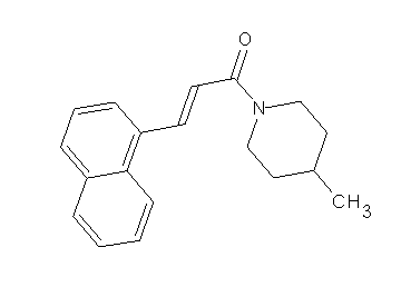 4-methyl-1-[3-(1-naphthyl)acryloyl]piperidine - Click Image to Close