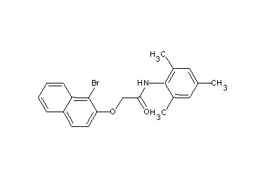 2-[(1-bromo-2-naphthyl)oxy]-N-mesitylacetamide - Click Image to Close