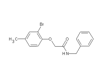 N-benzyl-2-(2-bromo-4-methylphenoxy)acetamide - Click Image to Close
