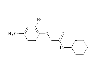 2-(2-bromo-4-methylphenoxy)-N-cyclohexylacetamide - Click Image to Close