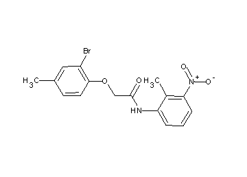 2-(2-bromo-4-methylphenoxy)-N-(2-methyl-3-nitrophenyl)acetamide - Click Image to Close