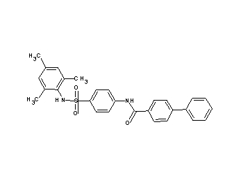 N-{4-[(mesitylamino)sulfonyl]phenyl}-4-biphenylcarboxamide - Click Image to Close