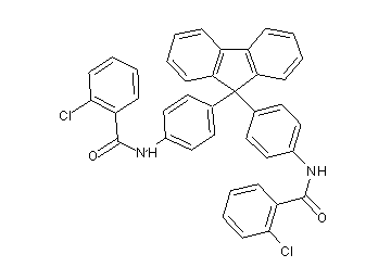 N,N'-[9H-fluorene-9,9-diylbis(4,1-phenylene)]bis(2-chlorobenzamide) - Click Image to Close