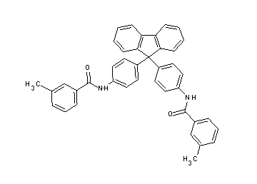 N,N'-[9H-fluorene-9,9-diylbis(4,1-phenylene)]bis(3-methylbenzamide) - Click Image to Close