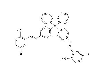 2,2'-[9H-fluorene-9,9-diylbis(4,1-phenylenenitrilomethylylidene)]bis(4-bromophenol) - Click Image to Close