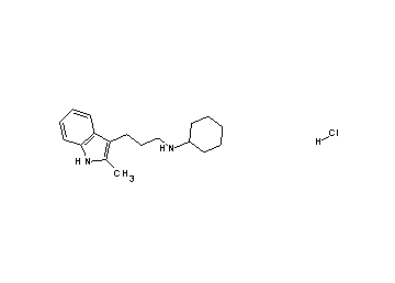N-[3-(2-methyl-1H-indol-3-yl)propyl]cyclohexanamine hydrochloride - Click Image to Close