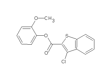 2-methoxyphenyl 3-chloro-1-benzothiophene-2-carboxylate - Click Image to Close