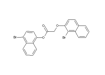 4-bromo-1-naphthyl [(1-bromo-2-naphthyl)oxy]acetate - Click Image to Close