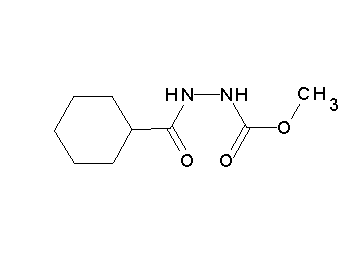 methyl 2-(cyclohexylcarbonyl)hydrazinecarboxylate