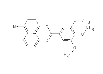 4-bromo-1-naphthyl 3,4,5-trimethoxybenzoate - Click Image to Close