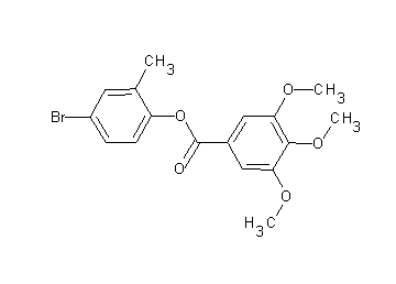 4-bromo-2-methylphenyl 3,4,5-trimethoxybenzoate - Click Image to Close