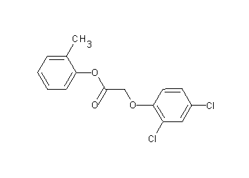 2-methylphenyl (2,4-dichlorophenoxy)acetate - Click Image to Close