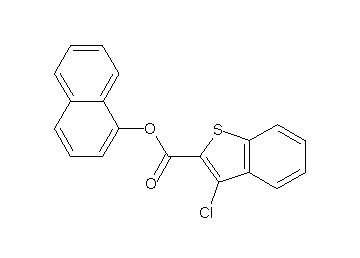 1-naphthyl 3-chloro-1-benzothiophene-2-carboxylate