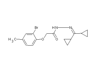 2-(2-bromo-4-methylphenoxy)-N'-(dicyclopropylmethylene)acetohydrazide - Click Image to Close