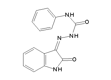 1H-indole-2,3-dione 3-(N-phenylsemicarbazone) - Click Image to Close