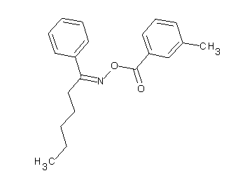 1-phenyl-1-hexanone O-(3-methylbenzoyl)oxime - Click Image to Close