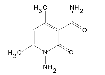 1-amino-4,6-dimethyl-2-oxo-1,2-dihydro-3-pyridinecarboxamide - Click Image to Close