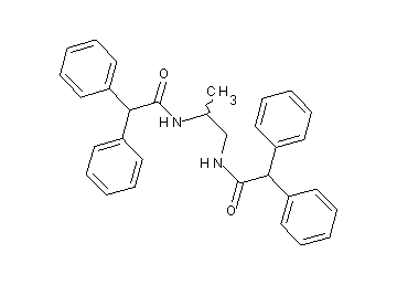 N,N'-1,2-propanediylbis(2,2-diphenylacetamide) - Click Image to Close