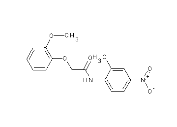 2-(2-methoxyphenoxy)-N-(2-methyl-4-nitrophenyl)acetamide - Click Image to Close