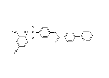 N-(4-{[(2,4-dimethylphenyl)amino]sulfonyl}phenyl)-4-biphenylcarboxamide - Click Image to Close