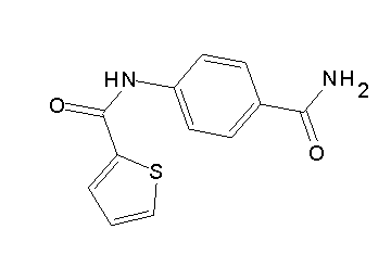 N-[4-(aminocarbonyl)phenyl]-2-thiophenecarboxamide - Click Image to Close