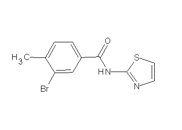 3-bromo-4-methyl-N-1,3-thiazol-2-ylbenzamide - Click Image to Close