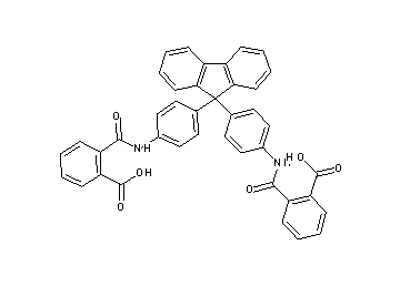 2,2'-[9H-fluorene-9,9-diylbis(4,1-phenyleneiminocarbonyl)]dibenzoic acid - Click Image to Close