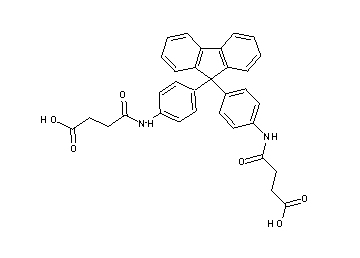 4,4'-[9H-fluorene-9,9-diylbis(4,1-phenyleneimino)]bis(4-oxobutanoic acid) - Click Image to Close