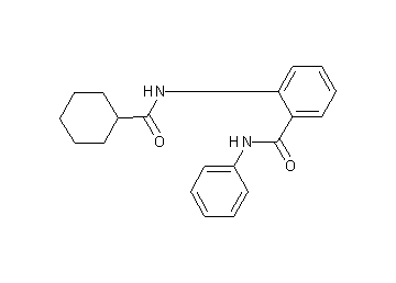2-[(cyclohexylcarbonyl)amino]-N-phenylbenzamide - Click Image to Close