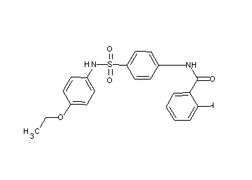 N-(4-{[(4-ethoxyphenyl)amino]sulfonyl}phenyl)-2-iodobenzamide - Click Image to Close
