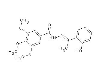 N'-[1-(2-hydroxyphenyl)ethylidene]-3,4,5-trimethoxybenzohydrazide - Click Image to Close
