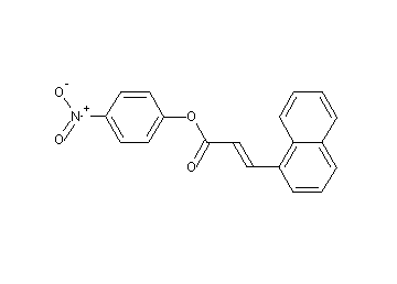 4-nitrophenyl 3-(1-naphthyl)acrylate - Click Image to Close