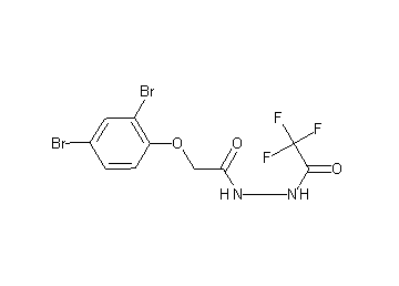 N'-[(2,4-dibromophenoxy)acetyl]-2,2,2-trifluoroacetohydrazide - Click Image to Close