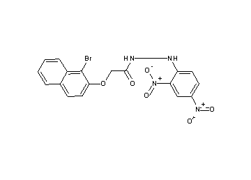 2-[(1-bromo-2-naphthyl)oxy]-N'-(2,4-dinitrophenyl)acetohydrazide - Click Image to Close