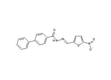 N'-[(5-nitro-2-furyl)methylene]-4-biphenylcarbohydrazide - Click Image to Close