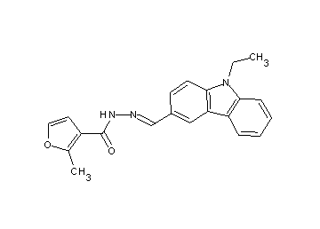 N'-[(9-ethyl-9H-carbazol-3-yl)methylene]-2-methyl-3-furohydrazide - Click Image to Close