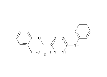 2-[(2-methoxyphenoxy)acetyl]-N-phenylhydrazinecarboxamide - Click Image to Close