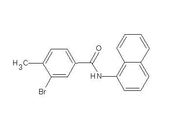 3-bromo-4-methyl-N-1-naphthylbenzamide - Click Image to Close