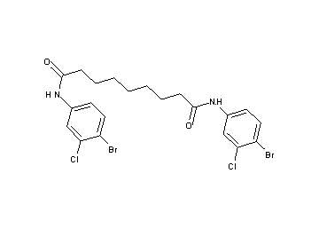 N,N'-bis(4-bromo-3-chlorophenyl)nonanediamide - Click Image to Close