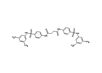N,N'-bis(4-{[(3,5-dimethylphenyl)amino]sulfonyl}phenyl)succinamide - Click Image to Close