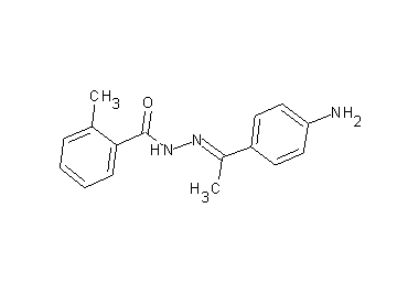 N'-[1-(4-aminophenyl)ethylidene]-2-methylbenzohydrazide - Click Image to Close