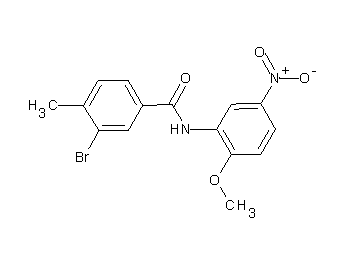 3-bromo-N-(2-methoxy-5-nitrophenyl)-4-methylbenzamide - Click Image to Close